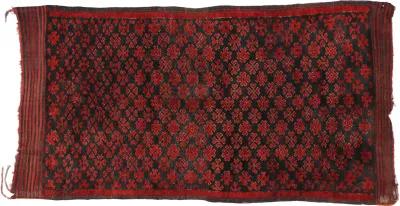 Vintage Moroccan Rug - 05'09 x 11'00 - Esmaili Rugs & Antiques - Red - Red