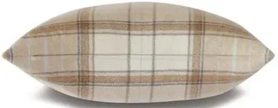 Caleb 20x20 Plaid Pillow - Tan/Beige - Eastern Accents