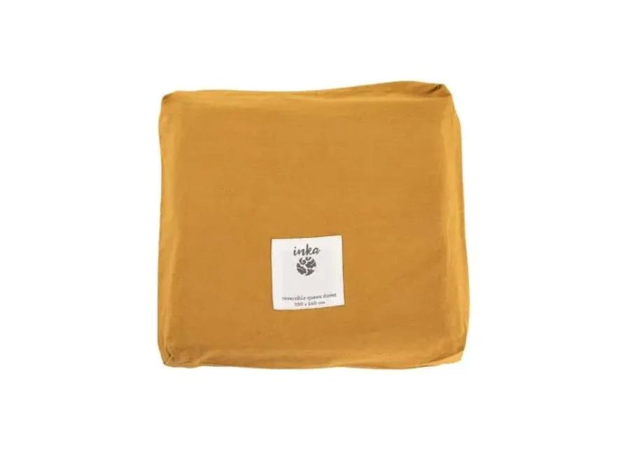 ADA Duvet Cover - Light Saffron - Pyar & Co. - Brown