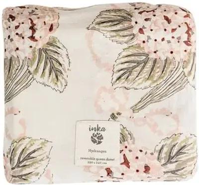 Hydrangea Duvet Cover - Blush - Pyar & Co. - Pink