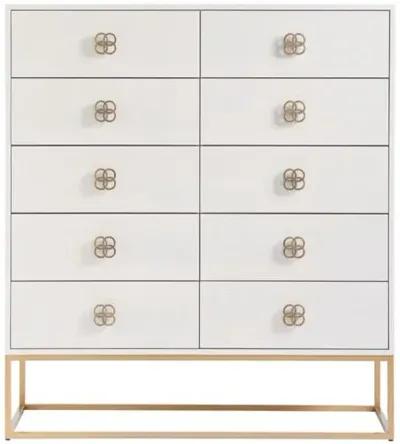 Peony Drawer Chest - Alabaster - Miranda Kerr Home - White