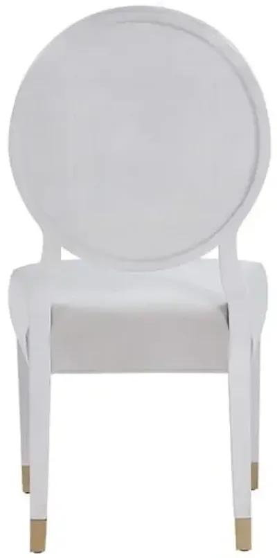 Love Joy Side Chair - White Lacquer - Miranda Kerr Home