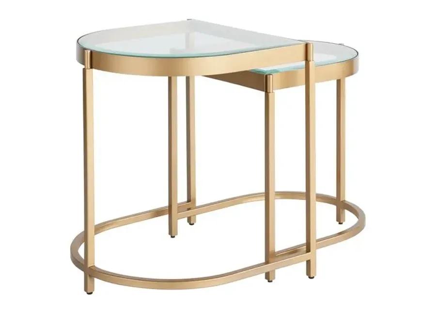 Editorial End Table - Soft Gold Metal - Miranda Kerr Home