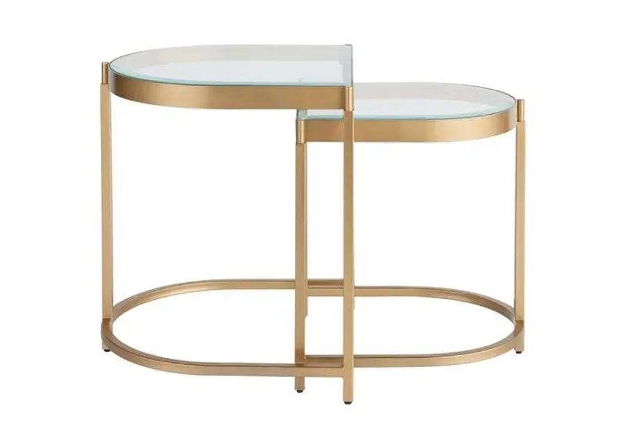 Editorial End Table - Soft Gold Metal - Miranda Kerr Home