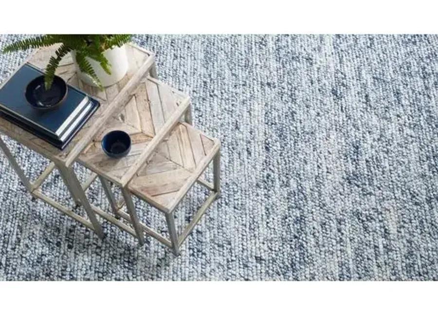 Niels Woven Rug - DASH & ALBERT - Blue - Blue