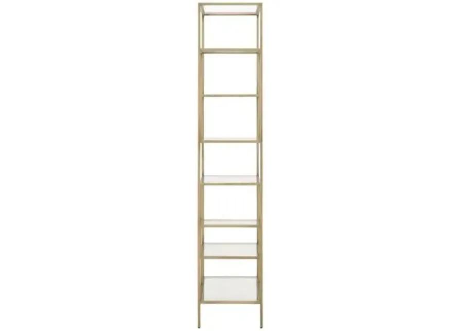 Gabby Bookcase - Brass - Gold