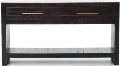 Myles Console Table - Burnished Black