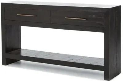 Myles Console Table - Burnished Black