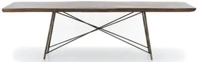 Derek Dining Table - Bronzed Iron