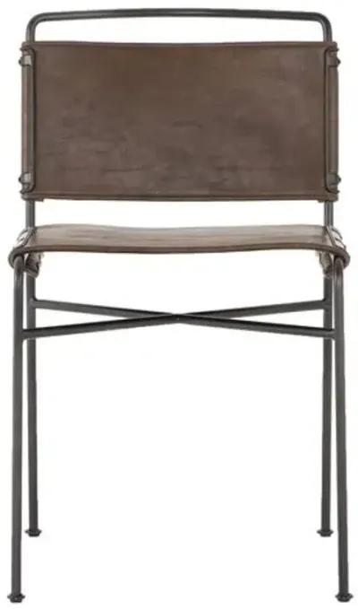 Jackson Dining Chair - Distressed Brown