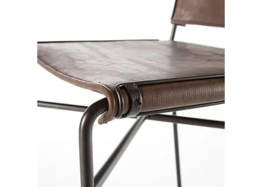 Jackson Bar Stool - Distressed Brown