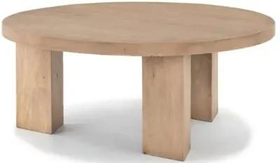 Julius Round Coffee Table - Light Brushed