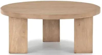 Julius Round Coffee Table - Light Brushed