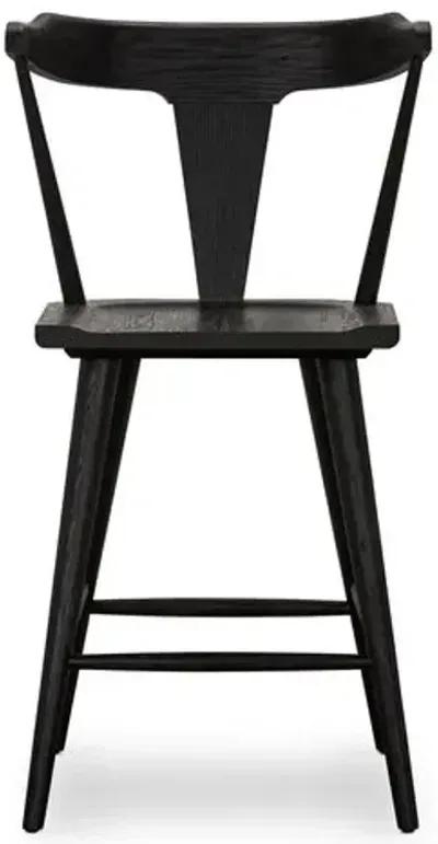 Winston Counter Stool - Black Oak