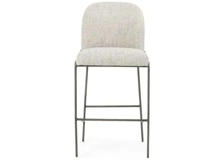 Nikoli Bar Stool - Lyon Pewter - Gray