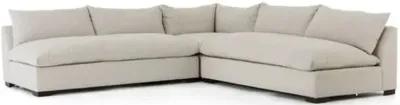 Spencer 3-Pc Sectional - Oatmeal Crypton - Beige