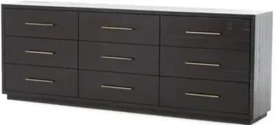 Myles 9-Drawer Dresser - Burnished Black