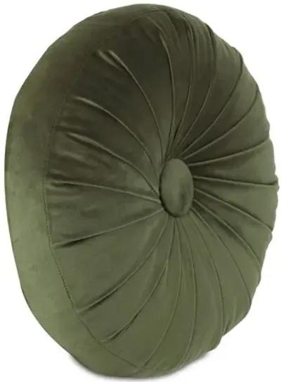 Libby Tambourine Pillow - Olive Velvet