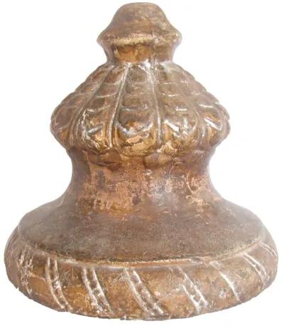 French Pottery Finial - Chez Vous - Brown