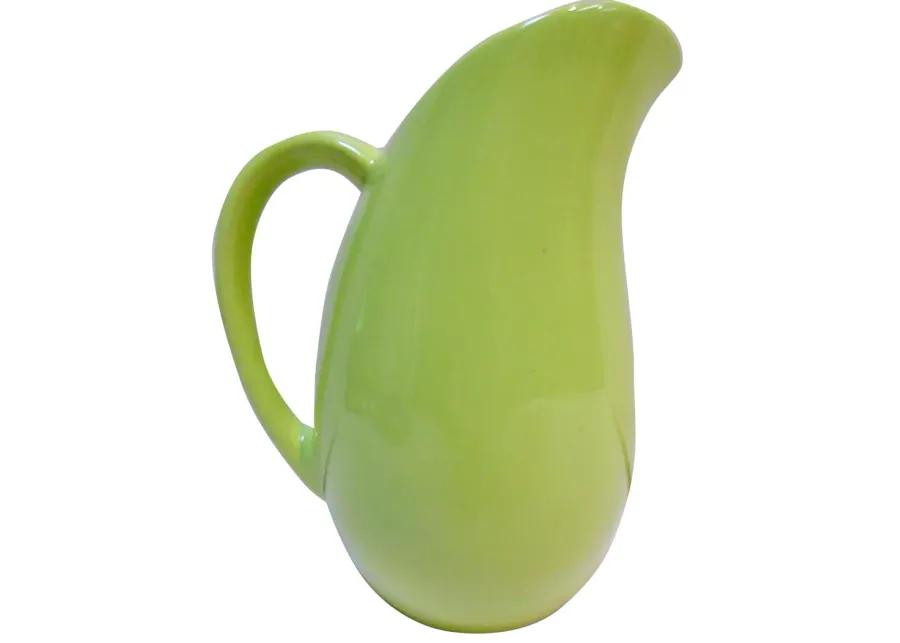 Mid-Century California Pottery Pitcher - The Emporium Ltd. - Green