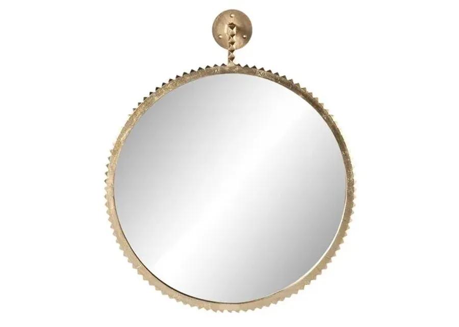 Luis Large Mirror - Aged Gold