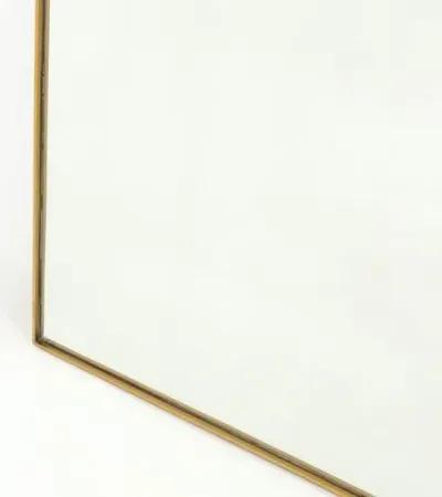 Odin Polished Brass Floor Mirror - Polished Brass