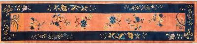 Chinese Art Deco Rug 2'6" x 11'9" - Pink - Pink