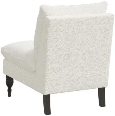 Daphne Slipper Chair - Sheepskin Natural - Ivory