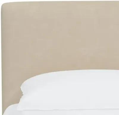 Novak Faux Leather Bed - Beige