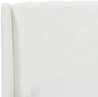 Kelly Wingback Bed - Handcrafted - White