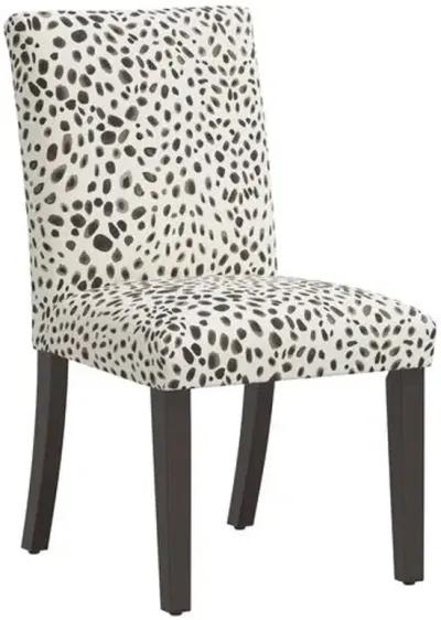 Shannon Side Chair - Cheetah - Gray