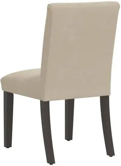 Shannon Faux Leather Side Chair - Beige