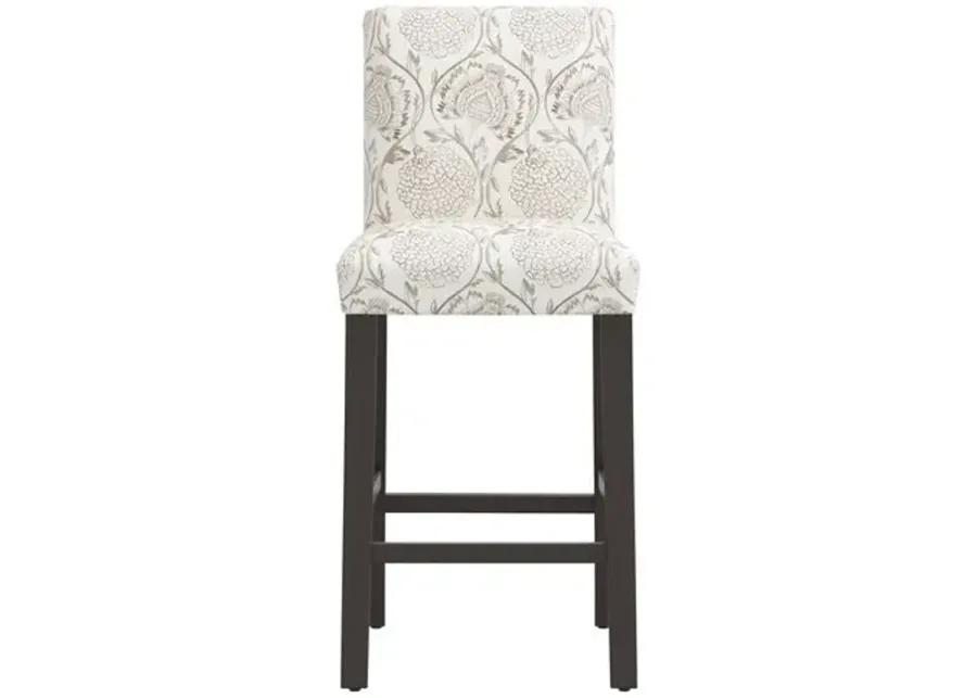 Shannon Barstool - Ranjit Floral - Brown