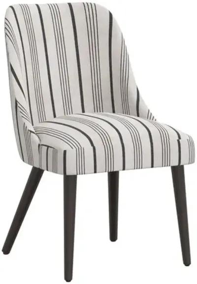 Barron Side Chair - Alcot Coal - Black