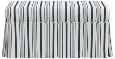 Hayworth Storage Bench - Luli Stripe - Blue