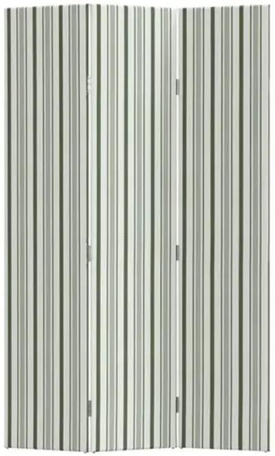 Melina Room Screen - Luli Stripe - Green