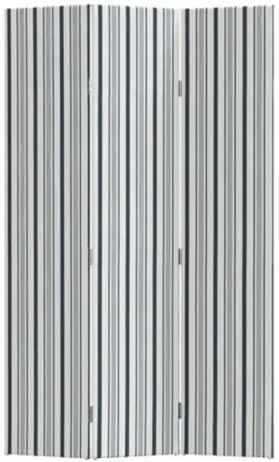 Melina Room Screen - Luli Stripe - Blue