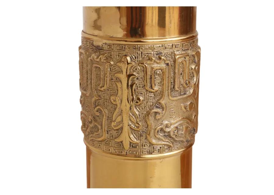 Traditional Brass Candlestick Table Lamp - Interesting Things