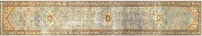 1920s Persian Melayer Runner - 3' x 17'2" - Nalbandian - Orange