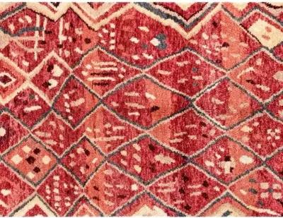 Doukkala Gnibi Hand-Knotted Rug - Red - Lemieux Et Cie - Red