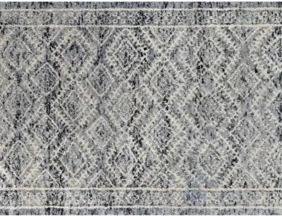 Doukkala Galoya Hand-Knotted Rug - Blue - Lemieux Et Cie - Blue