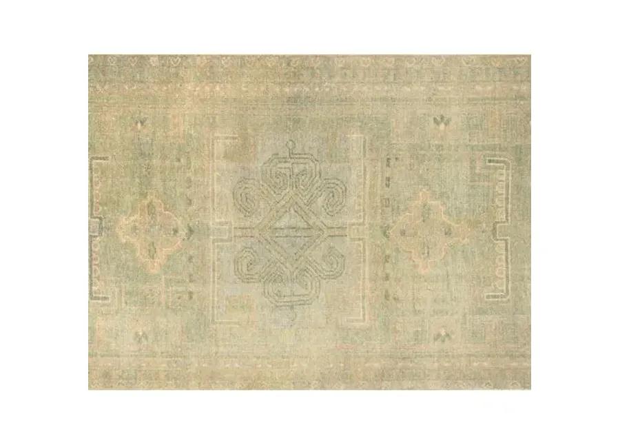 Kouang Baleko Hand-Knotted Rug - Sage - Lemieux Et Cie - Green - Green