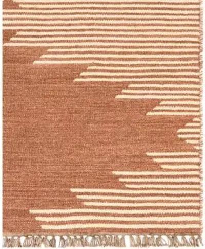 Metlili Missira Handwoven Rug - Terracotta - Lemieux Et Cie - Red - Red