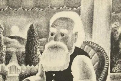 Grandfather Brown by Nura Ulreich - 1943 - McNaught Fine Art - gray