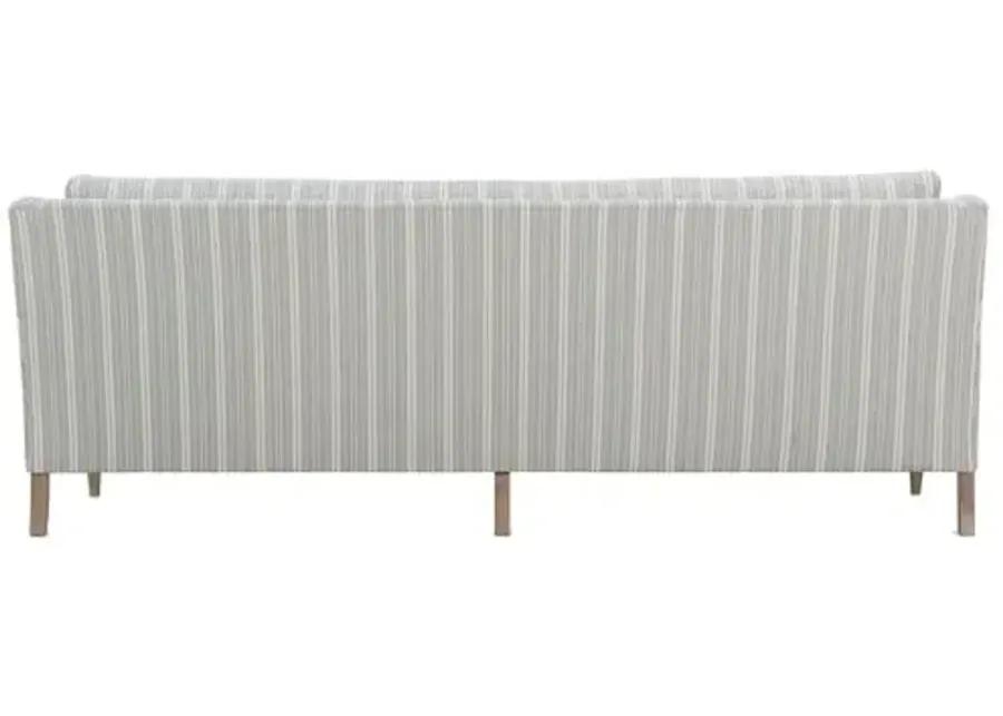 Camila Wide Stripe Sofa - Handcrafted