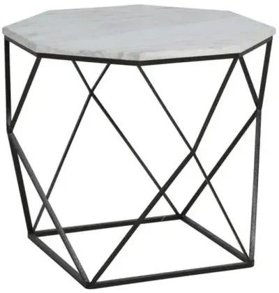 Kingstone Marble Bunching Table - Dark Bronze - Gabby - Black