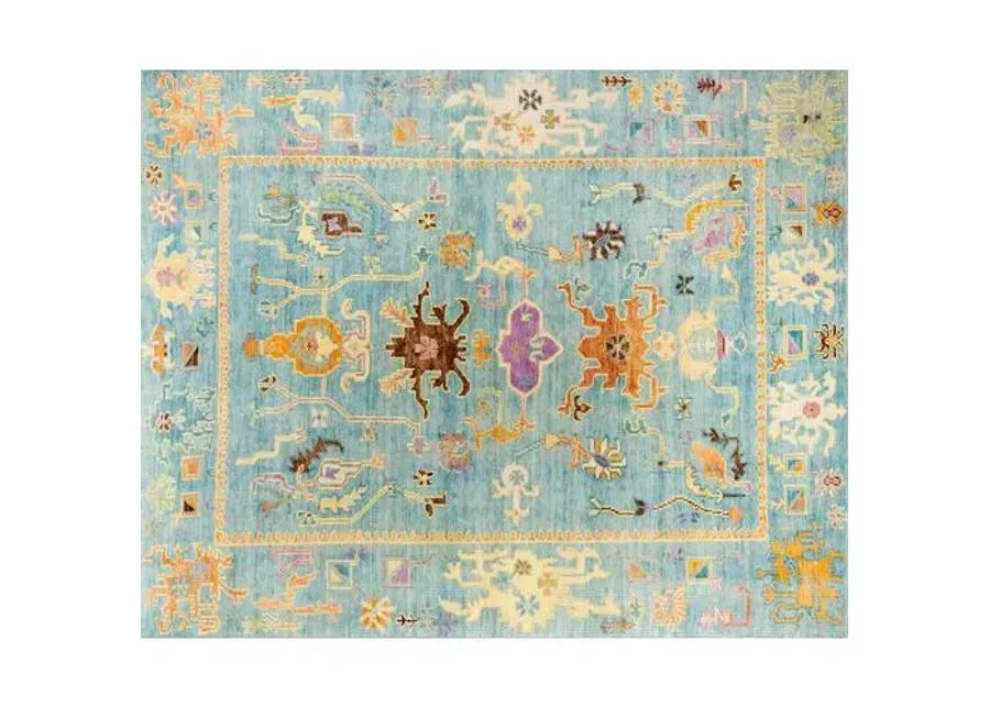 Beatrix Hand-Knotted Rug - Seascape - STARK - Blue - Blue