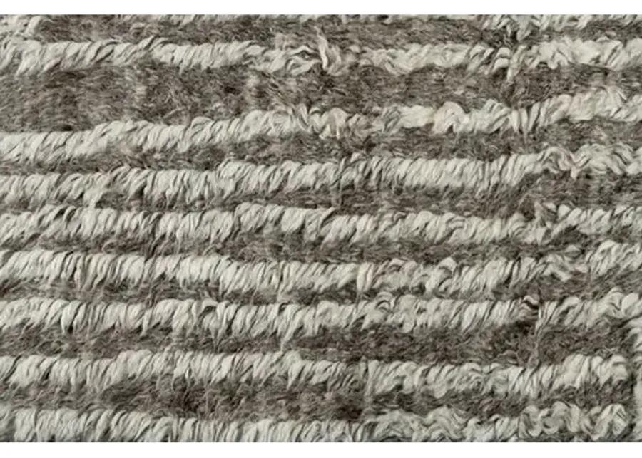 Anders Hand-Knotted Rug - Maze - STARK - Gray - Gray