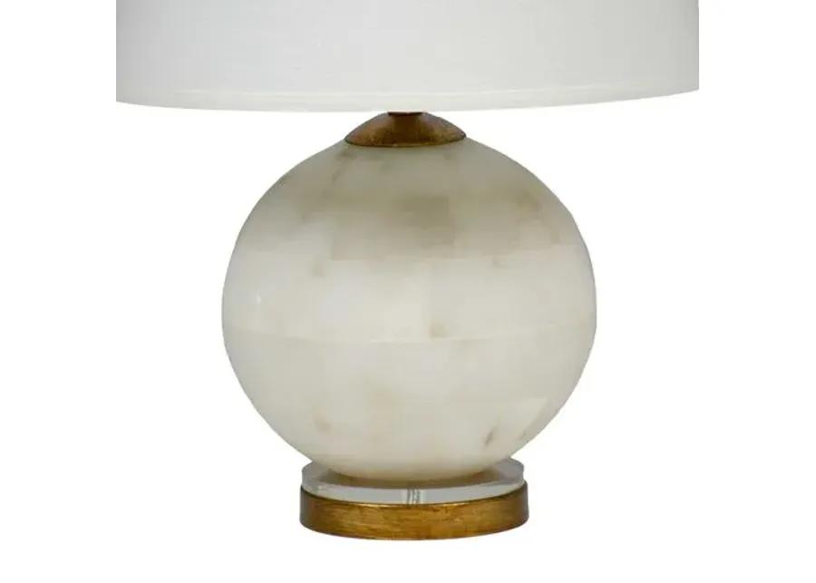 Valencia Table Lamp - Alabaster - Gabby