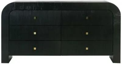 Savannah 6-Drawer Dresser - Black